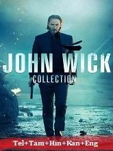 John Wick Quadrilogy 2014-2023 (2023) BluRay Telugu Dubbed