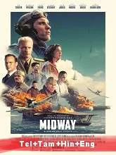 Midway (2019) BRRip [Telugu + Tamil + Hindi + Eng] Dubbed