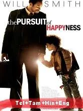 The Pursuit of Happyness (2007) HDRip Telugu + Tamil + Hindi